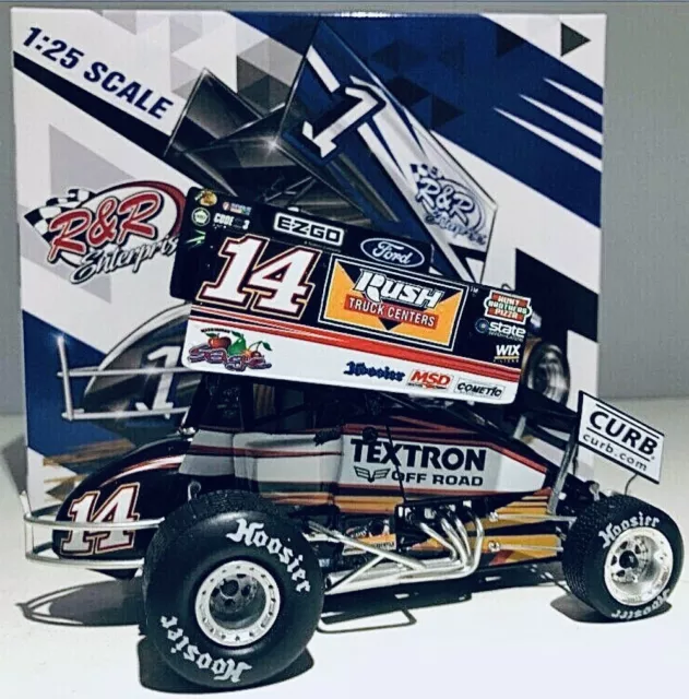 1/25 R&R 2018 Tony Stewart/Tsr Issue Autographed #14 Diecast Sprint Car.