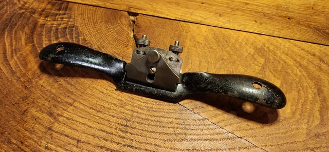 Nice Vintage Stanley Sweetheart SW Spokeshave Woodworking Tool, 10" Long, L@@K 3