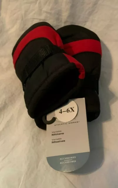 Isoloft Athletic Works Variable Boys Mittens Size 4-6X