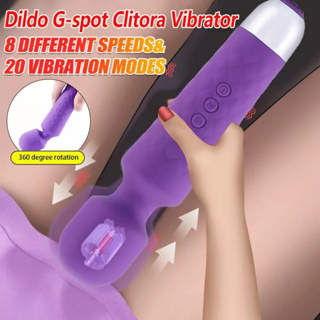 Multispeed-Wand-Massager-Women-Full-Body-Relax-Vibrator-Cordless-Vibrator