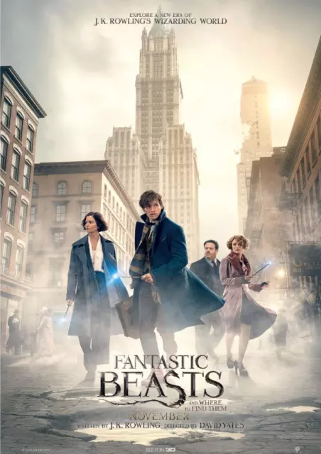 Fantastic Beasts And Where To Find Them Movie Poster A5 A4 A3 A2 A1 2