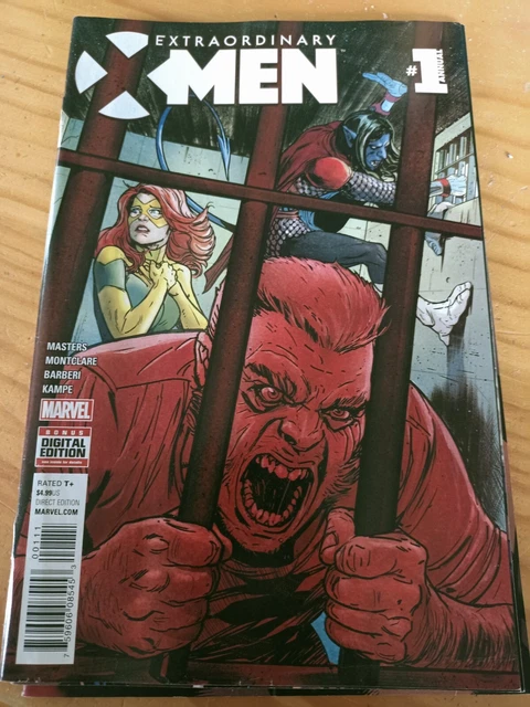 Extraordinary XMEN X Men Issue 1 ANNUAL 2016 Marvel Comic Book EUC free post