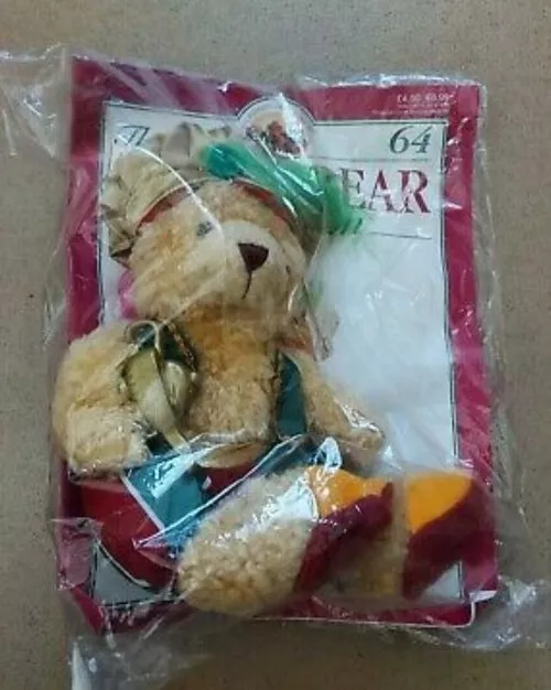 The Teddy Bear Collection Issue 64 Aladdin Bear Plush Bear In Packaging