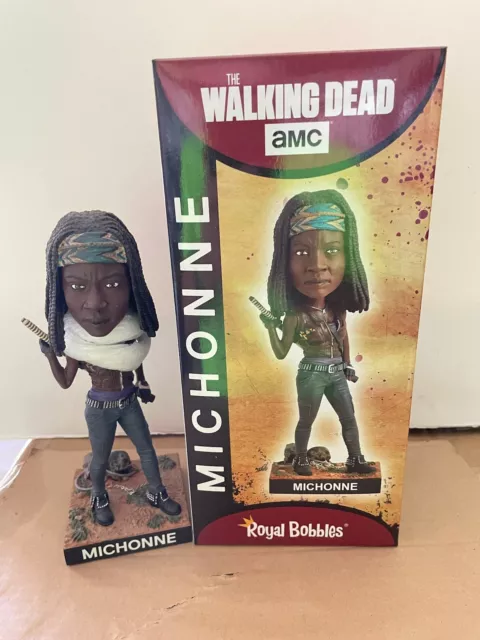 Royal Bobbles The Walking Dead Michonne Bobblehead  NIB
