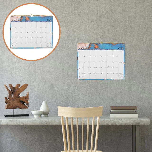 DESKTOP CALENDAR 2024 monthly 2024 Calendar Desk Countdown Office Decor