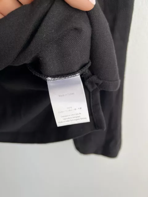 LOUIS VUITTON WOMEN’S M • Black Uniform Long Sleeve Polo Shirt ...
