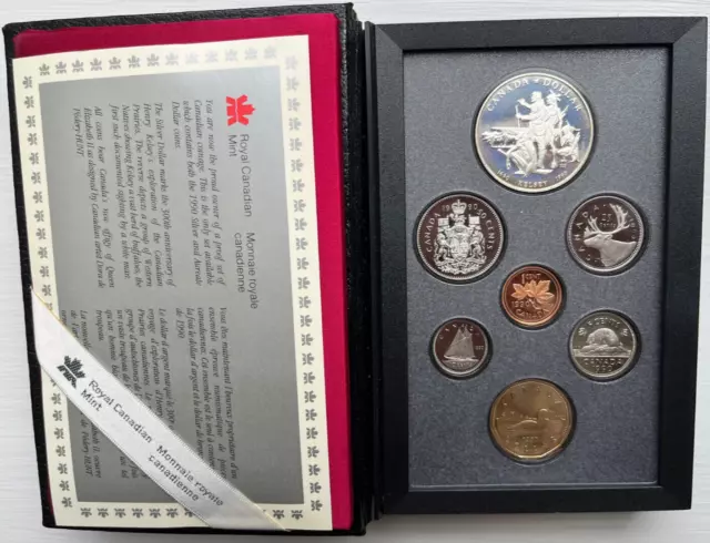 CANADA 1990 Royal Canadian Mint Double Dollar Proof Set