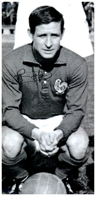 Photo Dédicacée Gérard Buscher - Autographe De Footballeur - Années 70