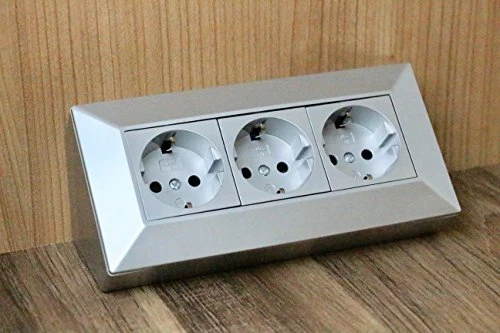 35458 Bloc Multiprise Cuisine D‘Angle En Inox,Facile À Fixer Au Mur