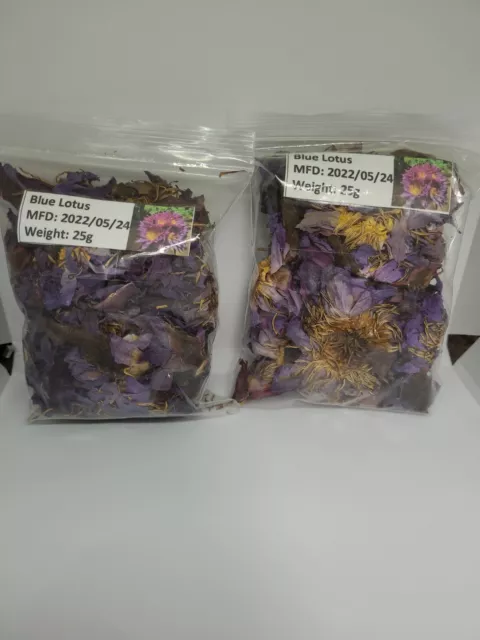 Blue Lotus Dried All Flower Tea 300g-2kg - Nymphaea Caerulea