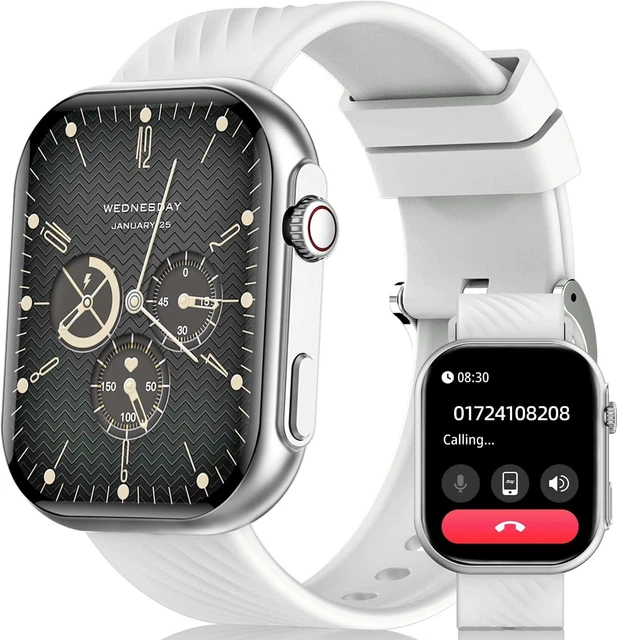 Smartwatch, 2.01" Orologio Intelligente Uomo Donna Effettua Rispondi chiamate