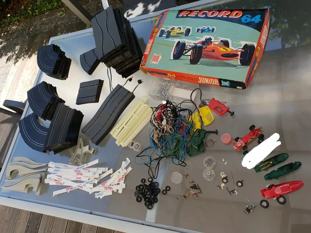 Gros lot voitures électrique circuit routier formule 1 BRM Ferrari Lotus Jouef