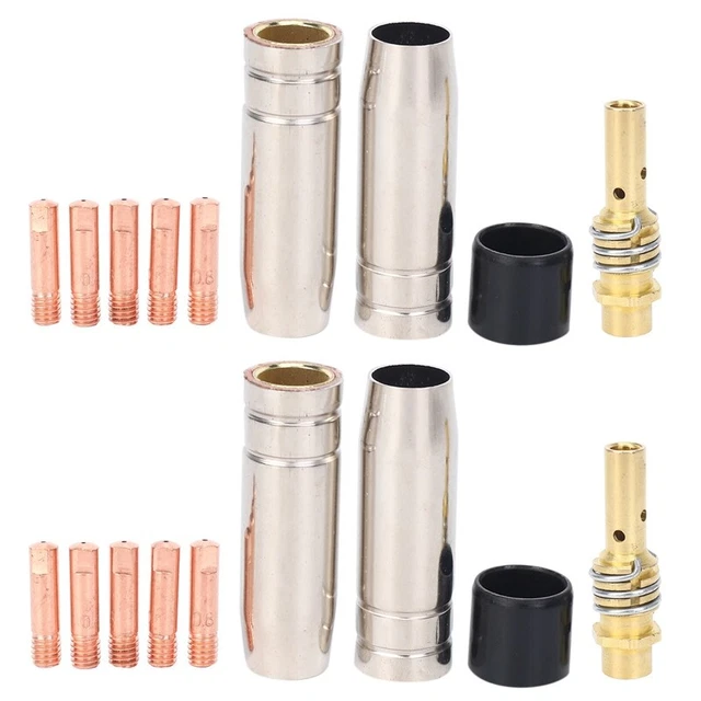 18 pcs / set 15Ak Mig / welding Duese tips 0.8X25 mm M6 GaG5D7