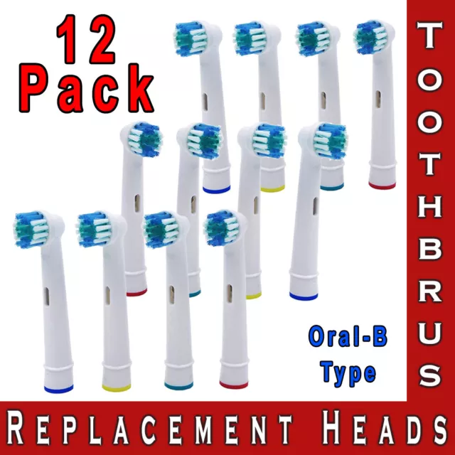 16x Toothbrush Heads Replacement for Braun Oral-B Compatible Electric Toothbrush