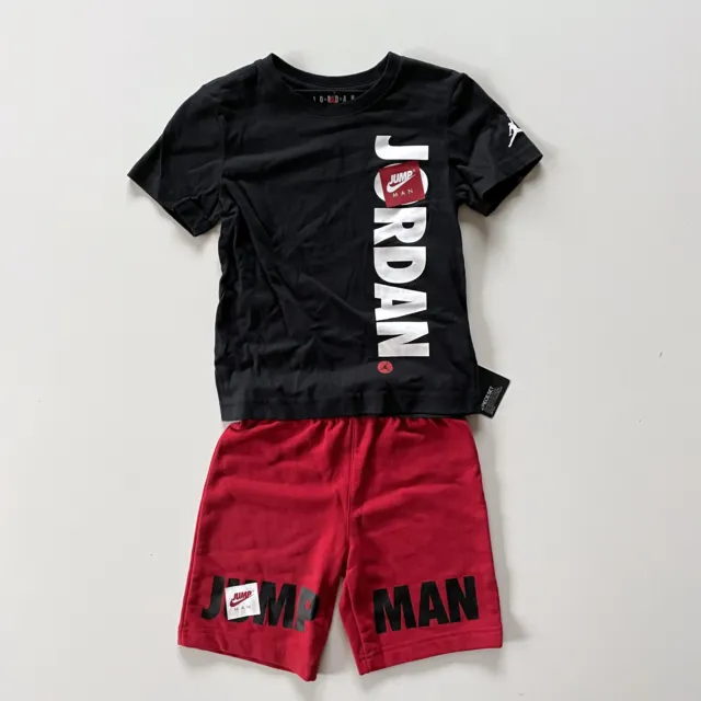 Set T-shirt pantaloncini Nike Air Jordan Jumpman maglietta e pantaloncini ragazzi bambini set