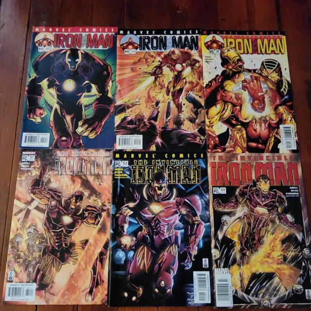 THE INVINCIBLE IRON MAN Lot of 6 Marvel Comics bag#3