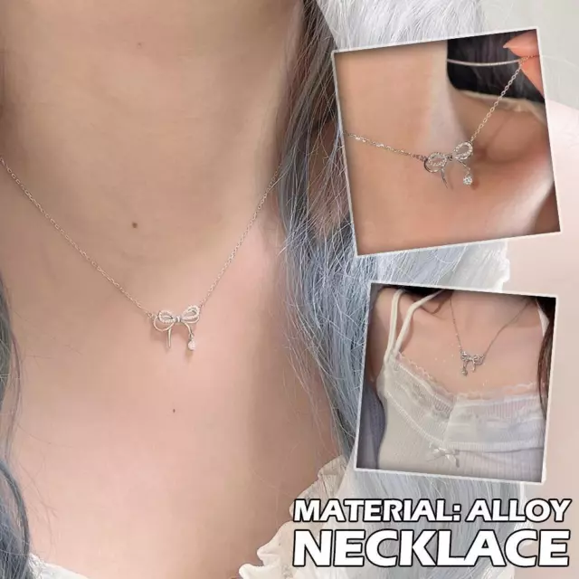 Ciondolo argento zircone perla farfalla collana donna catena