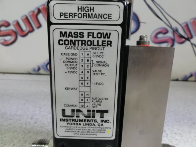 Unit Instruments, inc. UFC-1200A Mass Flow w/ Connector *Gas CHF3