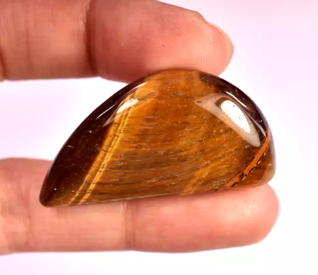 Natural 51.10 Ct Brown Tiger Eye Cabochon Polished Stunning Loose Gemstone