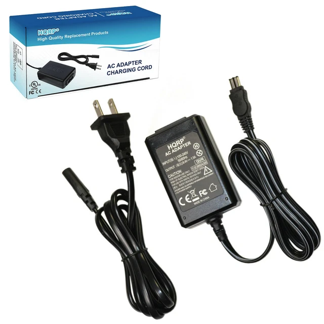 HQRP AC Adapter for Sony Handycam HVR-A1 HVR-A1N HVR-A1U Charger