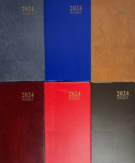 2024 WEEKLY BUSINESS Pocket Planner Agenda Calendar Appointment Diary