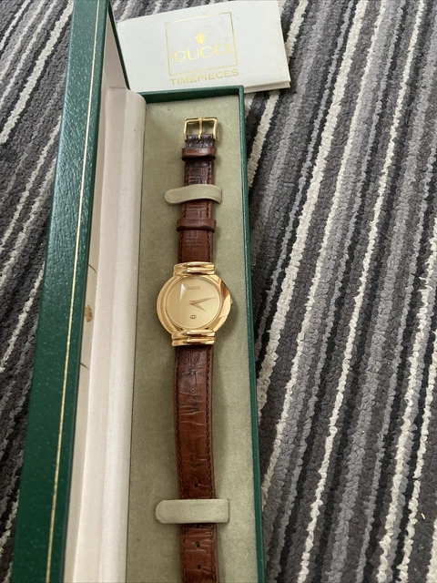 Mens vintage gucci watch sale