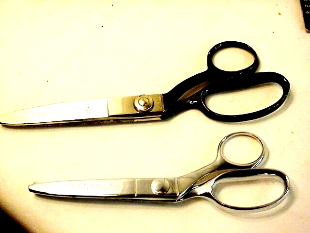 2 tijeras de coser de colección WISS CC7 y caja modelo C excelente para usar