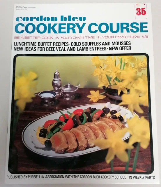MAGAZINE VINTAGE 1970 Cordon Bleu Cookery Course Part 35 Lunchtime MAGAZINE VINTAGE 1970 Cordon Bleu Cookery Course Part 35 Lunchtime