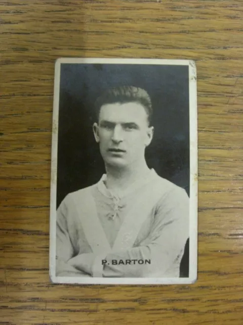 10/12/1921 Trade Card: Birmingham - Percy Barton [Card No.13] D.C. Thomson/Adven
