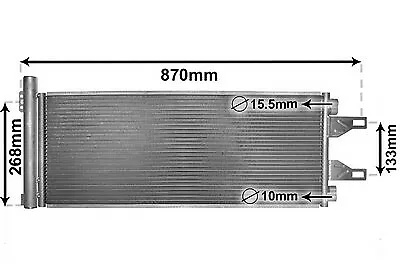 VAN WEZEL Klimakondensator Vorne (09005248) für Peugeot Boxer Citroën Jumper