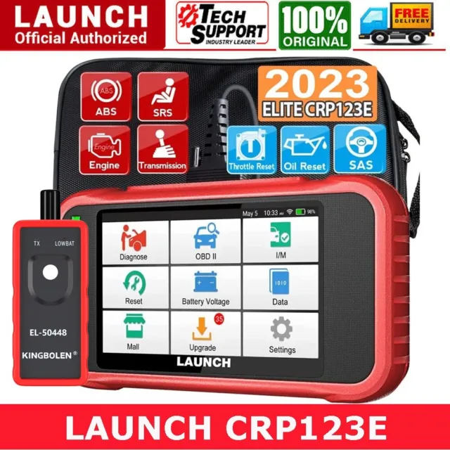 LAUNCH CRP123E Car OBD2 Scanner Code Reader Engine ABS SRS Diagnostic Scan Tool