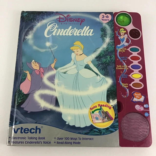 VTECH DISNEY PRINCESS Electronic Talking Book Cinderella Interactive