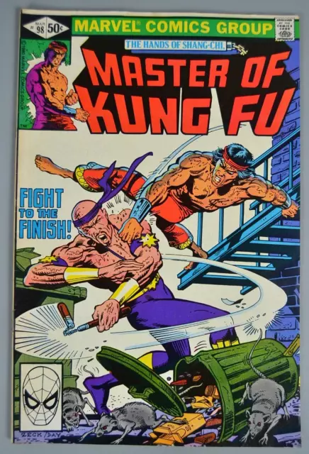 Marvel Comics Shang-Chi Master Of Kung Fu #98