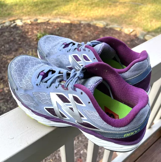 NEW BALANCE Blue Purple Running Sneakers 880 V5 | Women's US Size 10 W880PP5