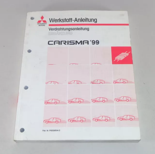 Manuale Officina Mitsubishi Carisma Supplemento Elettrica Schaltpläne Anno 1999