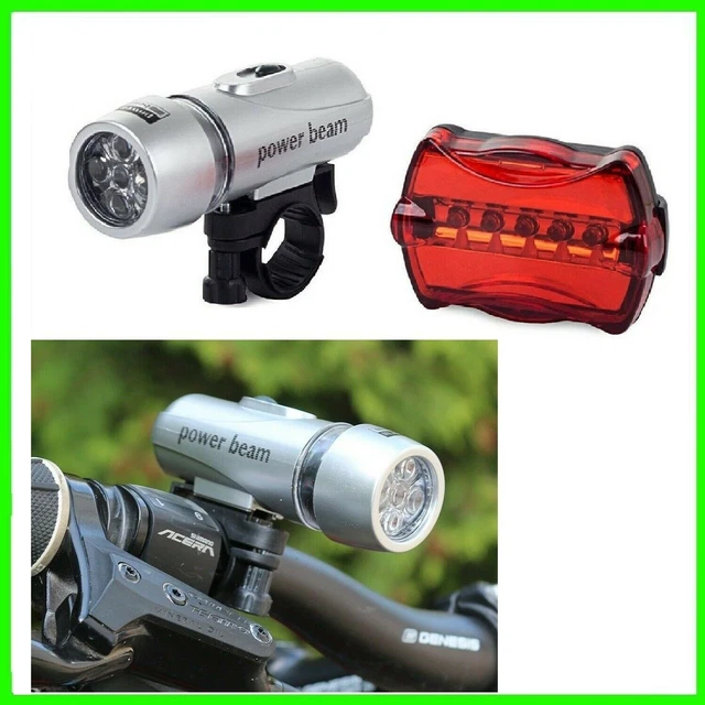 Graziella Vintage Kit Luci Bici Anteriore + Posteriore LED + Campanello - Per Olanda, Graziella, Vintage, City Bike Fanale Bici Anteriore Posteriore - 11