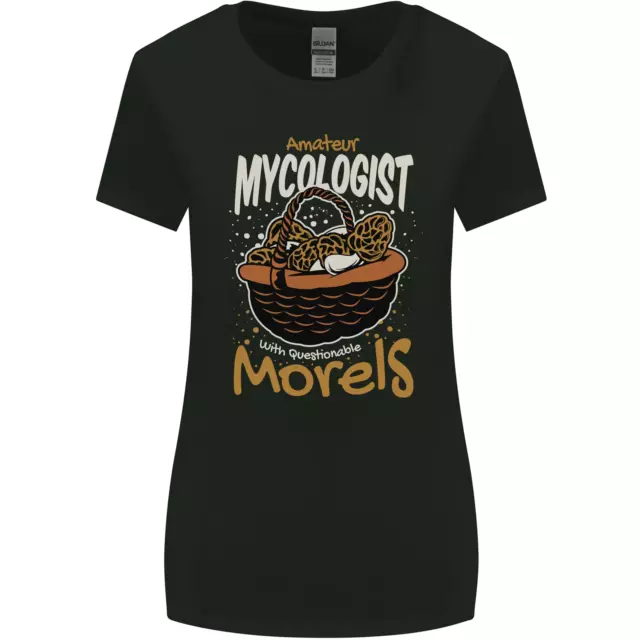 Amateur Mycologist Funny Mushroom Womens Wider Cut T-Shirt