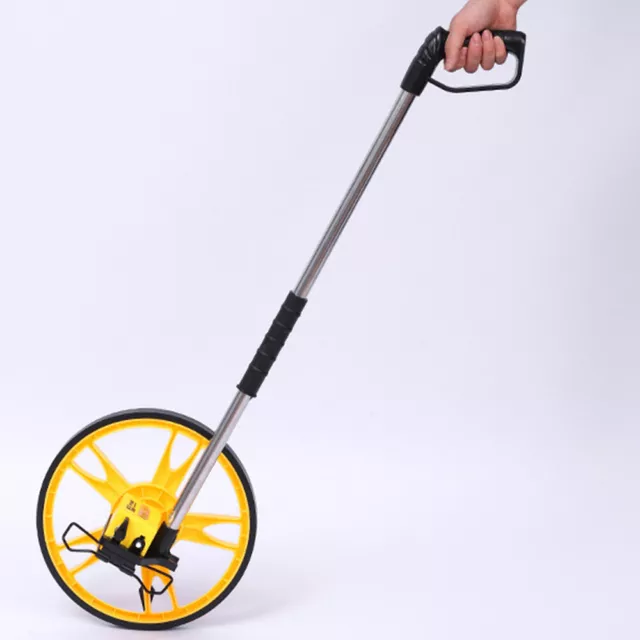 Foldable Distance Measuring Wheel Surveyors Builders Road Land with Stand 2