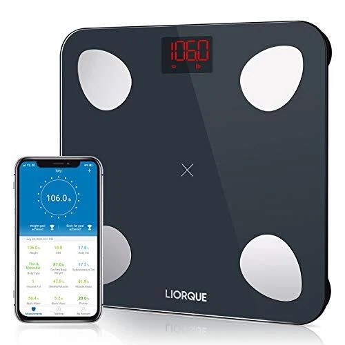 Pèse Personne Impédancemètre LIORQUE Balance Connectée Pèse-personne Électron...
