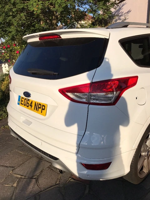 Ford Kuga 2008-2016 Mirino Specchio Ala Deflettore Pioggia Sopracciglia Carbonio mk1 e 2