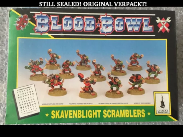 Blood Bowl Skavenblight Scramblers Games Workshop STILL SEALED ORIGINAL VERPACKT