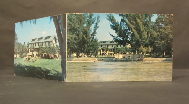 Boca Ciega Inn Gulfport Florida Vintage 1950s Advertisement Card Postcard