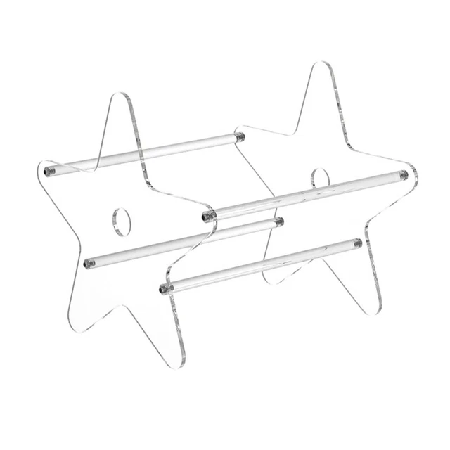 Soporte de almacenamiento de placas de sonido de vinilo transparente - placas grapas para F4X8