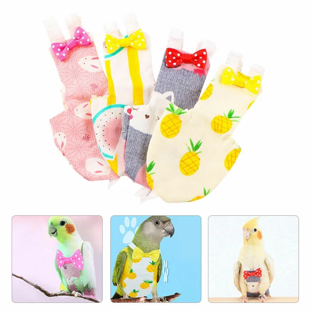 BIRD PARROT DIAPER Cockatiel Pigeons Nappy Pet Birds Flight Pants
