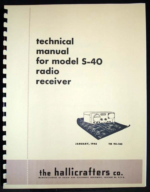 Manuel Vintage De Communications Radio D'après-guerre - Howard W. Sams, édition 1948