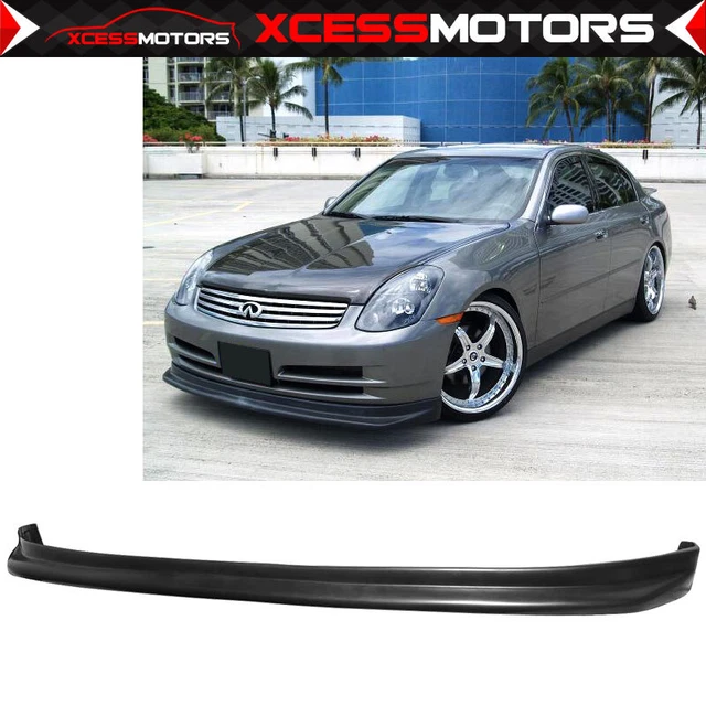03-04 Fit For Infiniti G35 Sedan Ns PU Front Bumper Lip Spoiler