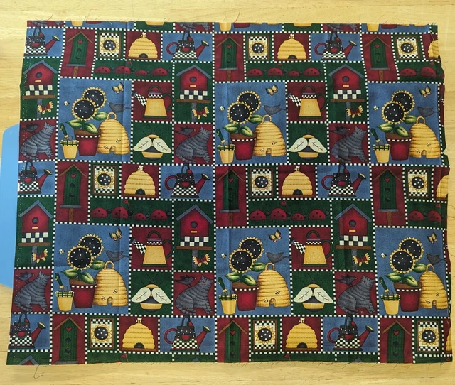 Debbie Mumm quilt fabrics. Cats, Bees, Sunflower. Cotton FQ