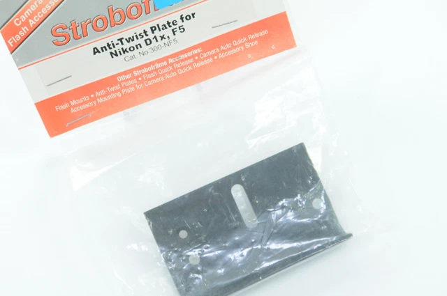 Stroboframe Camera Anti-Twist Plate F/Nikon D1x, F5 #G727