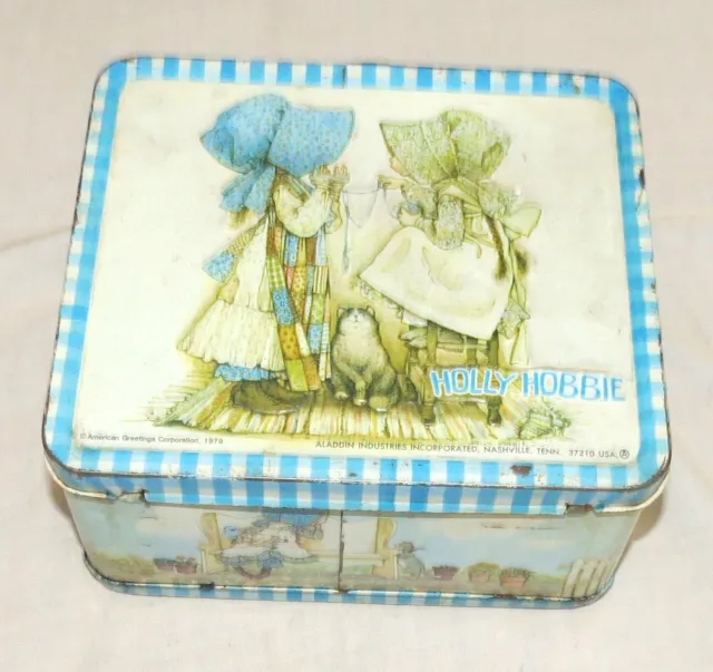 Agrifoglio Hobbie Vintage 1979 Latta Lunchbox