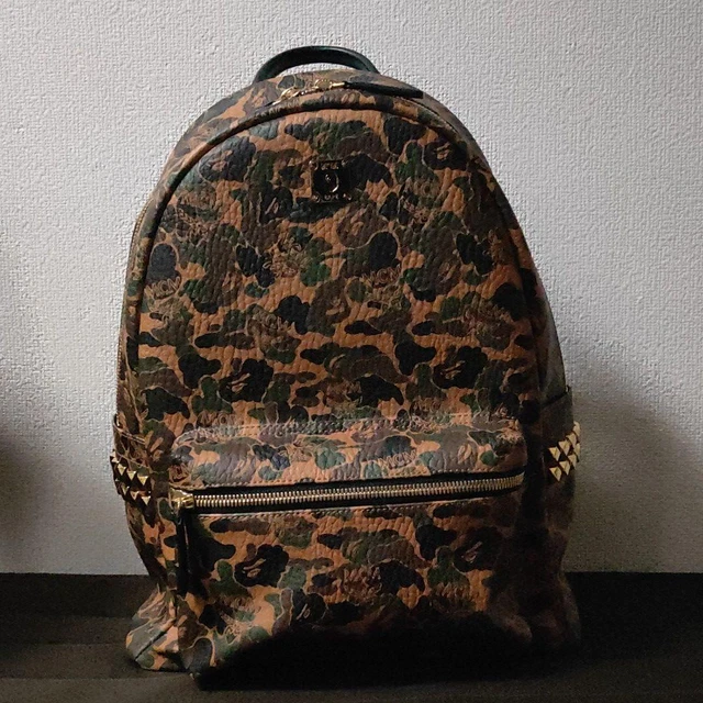 MCM BAPE SHARK STARK BACKPACK BRAND NEW VERY RARE TRUSTED USA SELLER